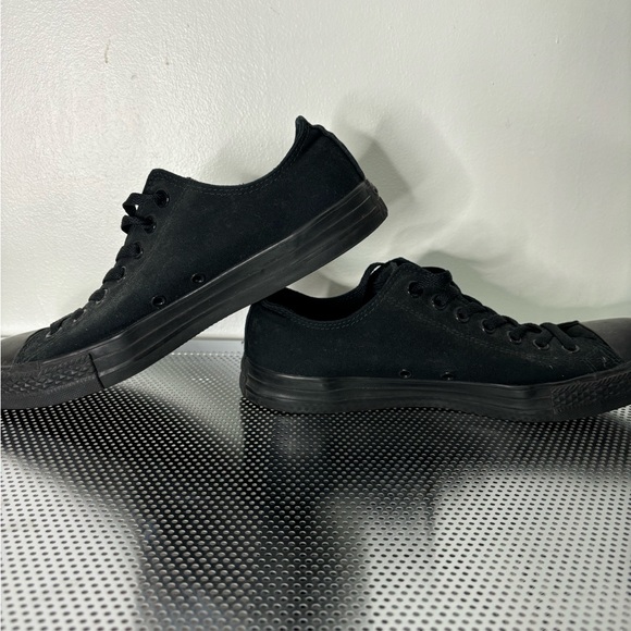 Converse All Star Chuck Taylor Low Top Black Monochrome Size M 10 / W 12 - Picture 6 of 10